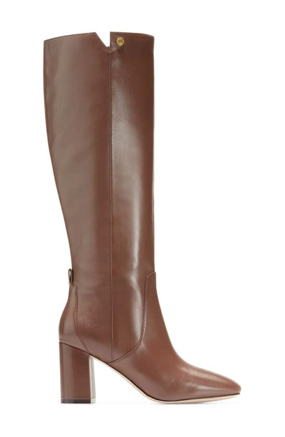 Shop Cole Haan Valley Tall Boot In Chestnut Leather