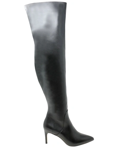 Shop Charles David Piano Leather Boot In Black