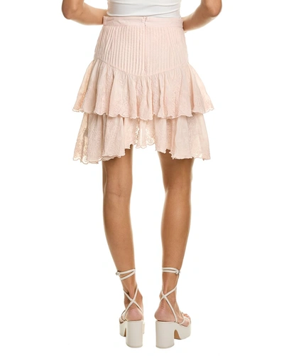 Shop Ted Baker Tiered Mini Skirt In Pink