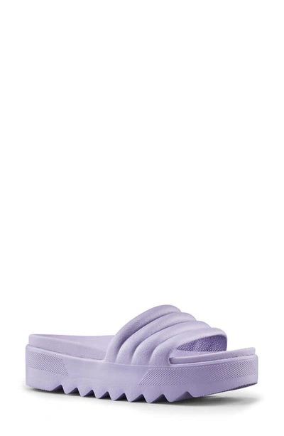 Shop Cougar Pool Party Platform Slide Sandal In Lavender