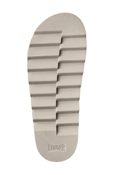 Cougar Pool Party Platform Slide Sandal In Dove