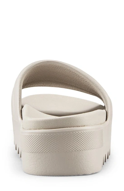 Cougar Pool Party Platform Slide Sandal In Dove