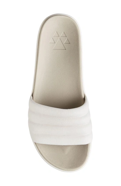 Cougar Pool Party Platform Slide Sandal In Vanilla-dove