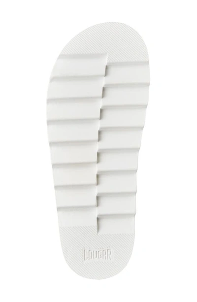 Cougar Pool Party Platform Slide Sandal In Vanilla-dove