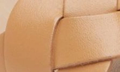 Wonders Platform Sandal In Sand Leather
