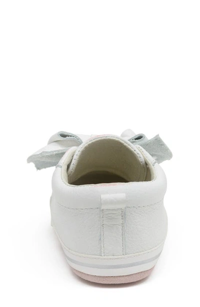 Robeez Aria Leather Bootie In White