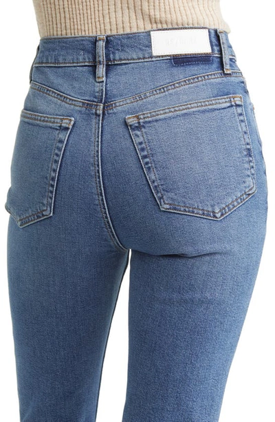 Re/done 70s Cropped Bootcut Jeans In Mid 70s