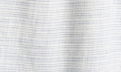 Marine Layer Stripe Short Sleeve Selvage Button-up Shirt In Blue Mini Stripe