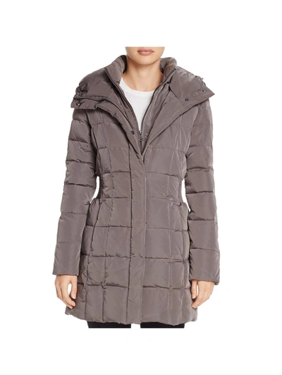 Shop Cole Haan Womens Down Winter Puffer Coat In Grey