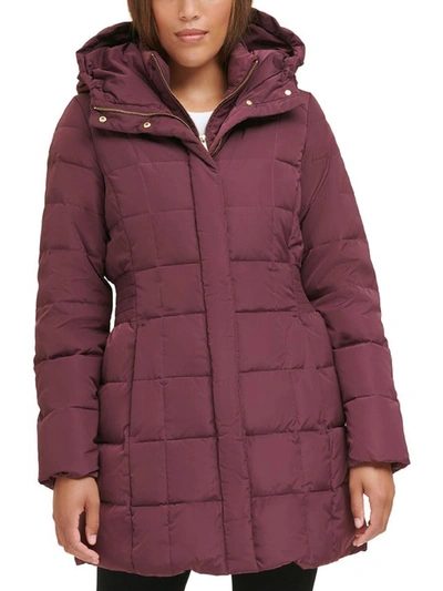 Shop Cole Haan Womens Down Winter Puffer Coat In Red