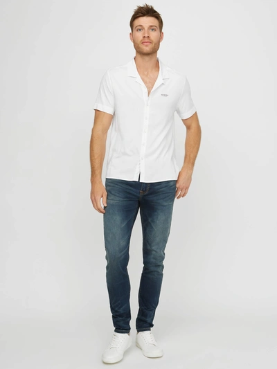 Guess Factory Sammy Super Stretch Modern Skinny Jeans In Blue