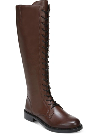 Shop Sam Edelman Nance Womens Leather Tall Knee-high Boots In Black