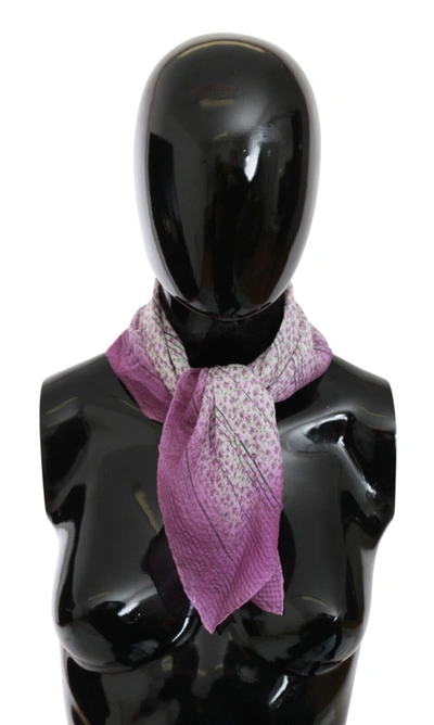 Shop John Galliano Pink Bandana Head Wrap Foulard Square Women's Scarf