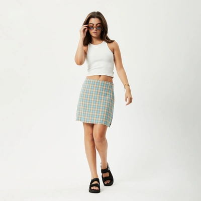 Shop Afends Hemp Mini Skirt In Brown