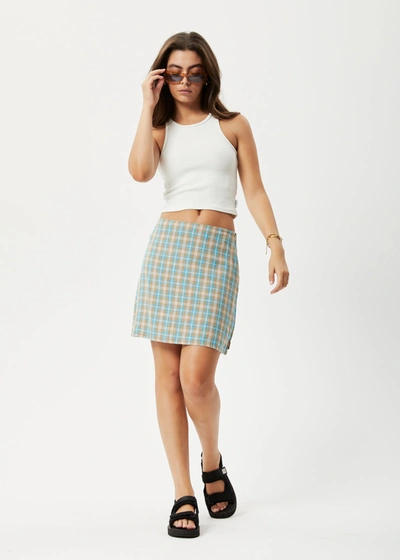 Shop Afends Hemp Mini Skirt In Brown