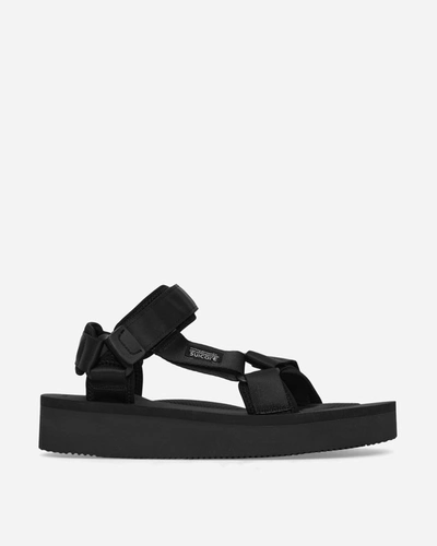 Shop Suicoke Depa-2po Sandals In Black