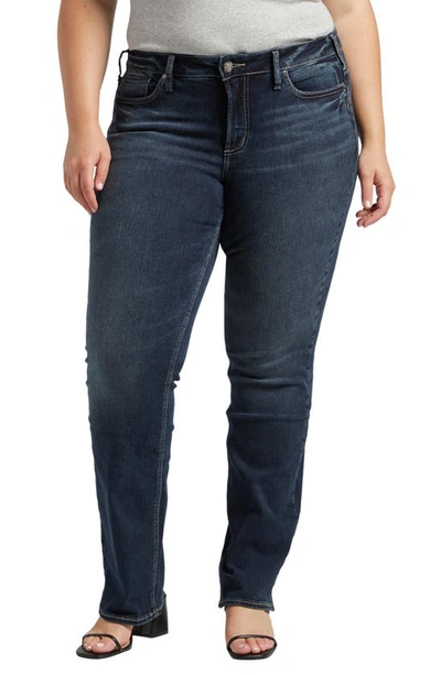 Shop Silver Jeans Co. Suki Slim Fit Bootcut Jeans In Indigo
