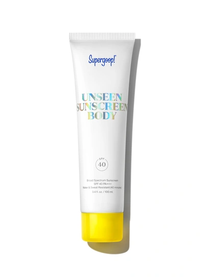 Shop Supergoop Unseen Sunscreen Body Spf 40 3.4 Fl. Oz. !