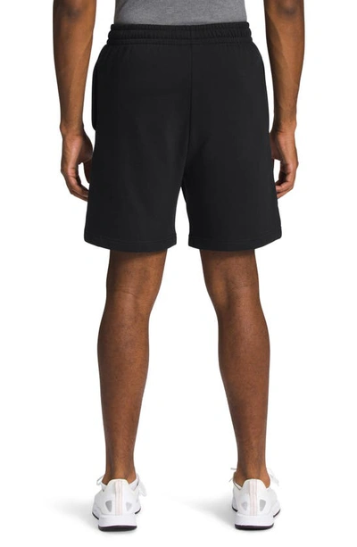 Shop The North Face Nse Box Logo Shorts In Black/ White