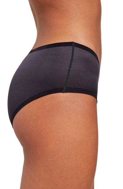 Shop Wolford Sheer Touch Hipster Briefs In Black