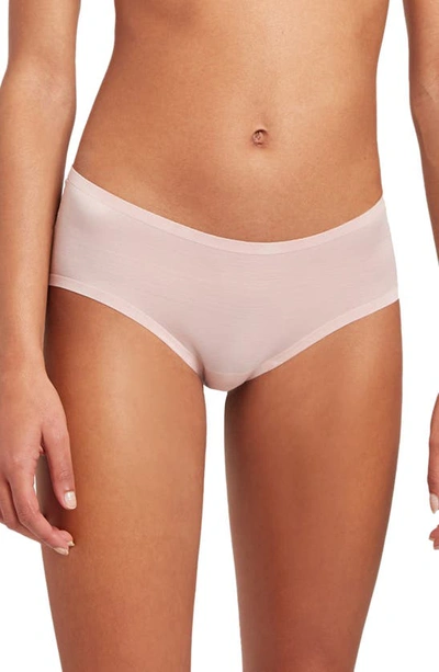 Shop Wolford Sheer Touch Hipster Briefs In Rose Powder