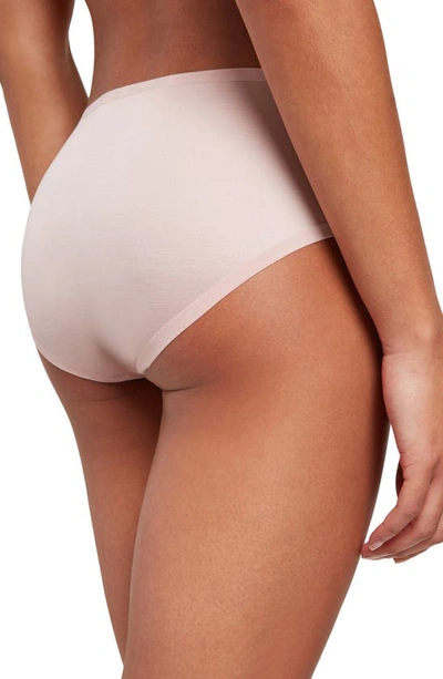 Shop Wolford Sheer Touch Hipster Briefs In Rose Powder