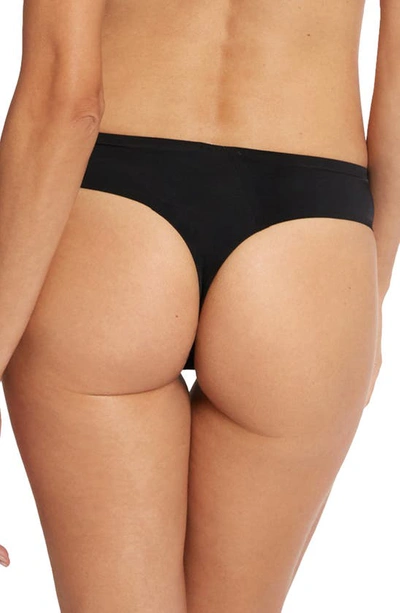 Wolford Mid-rise Thong In Black