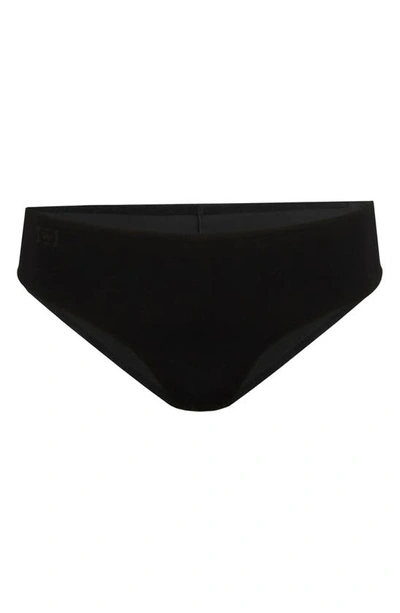 Wolford Mid-rise Thong In Black