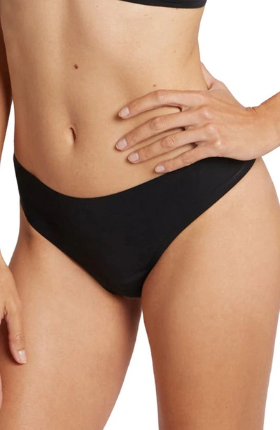 Wolford Mid-rise Thong In Black