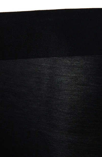 Wolford Shaping Slit Stretch Nylon Biker Shorts In Black