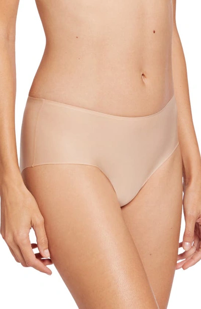 Shop Wolford Skin Seamless Hipster Briefs In Nude