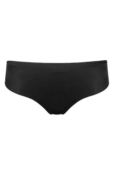 Shop Wolford Skin Thong In Black