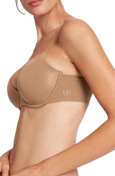 Shop Wolford Pure 3w Underwire Molded Bra In Fairly Light