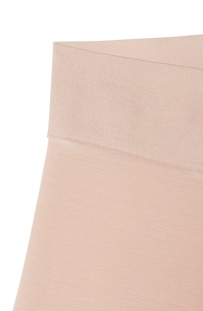 Shop Wolford Sheer Touch Shaping Shorts In Rose Powder