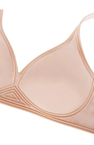 Wolford 3w Skin Wireless Bra In Rose Tan