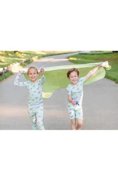 Shop Bellabu Bear Kids' Planes Two-piece Fitted Pajamas In Airplanes
