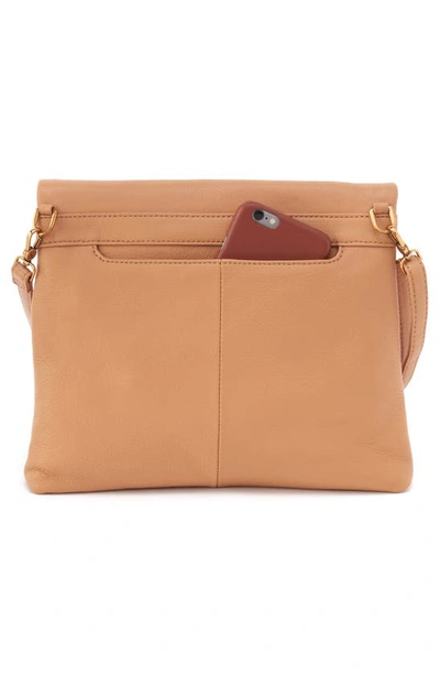 Shop Hobo Draft Leather Crossbody Bag In Sandstorm