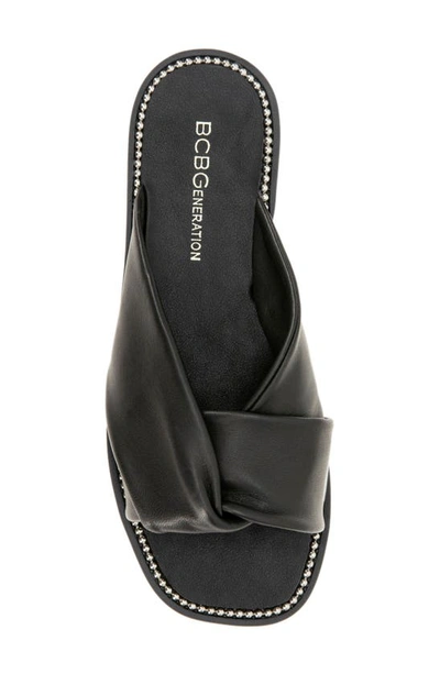 Shop Bcbg Melina Slide Sandal In Black