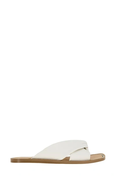 Shop Bcbg Melina Slide Sandal In Bright White