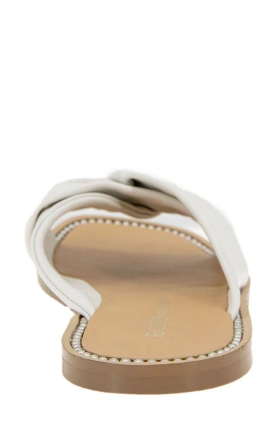 Shop Bcbg Melina Slide Sandal In Bright White