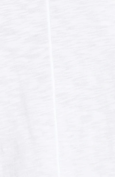 Shop Veronica Beard Akeela Ruffle Sleeve Cotton T-shirt In White