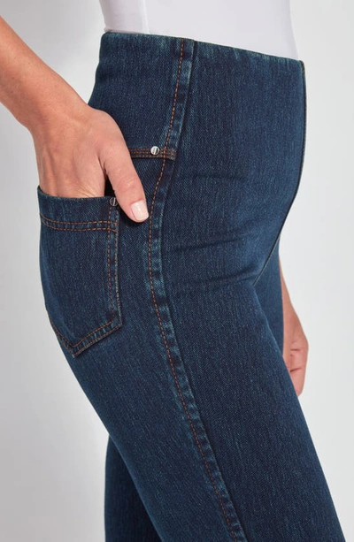 Lyssé High Waist Bootcut Pants In Indigo