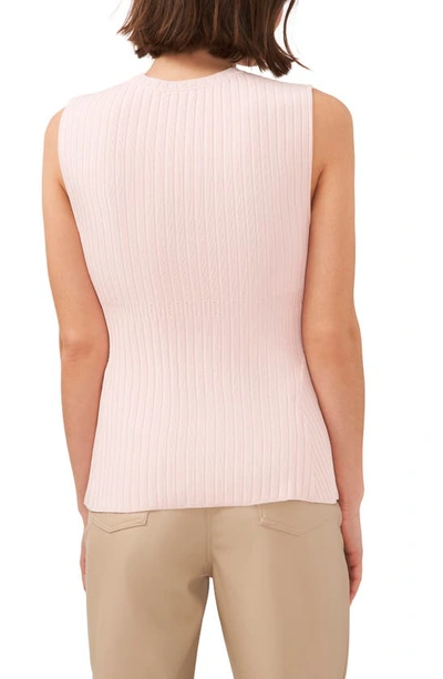 Shop Halogen Sleeveless Peplum Sweater In Pink Dogwood