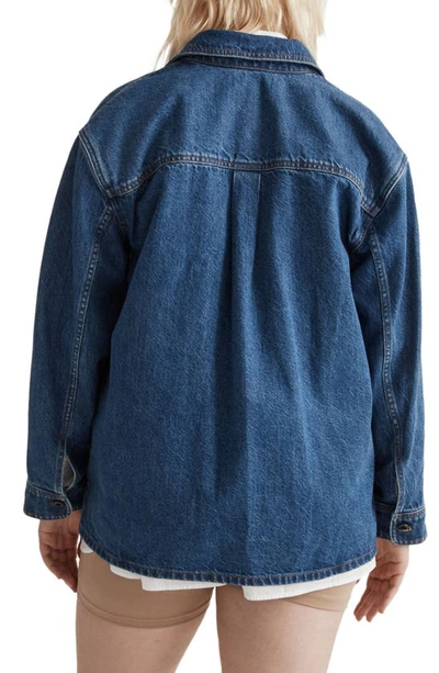 Denim Shirt-Jacket in Taitley Wash