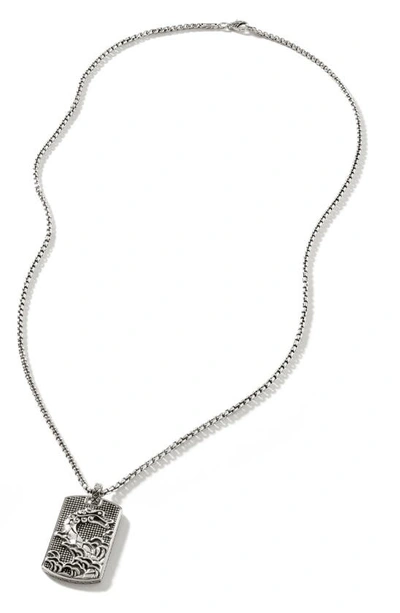 Shop John Hardy Legends Naga Pendant Necklace In Silver
