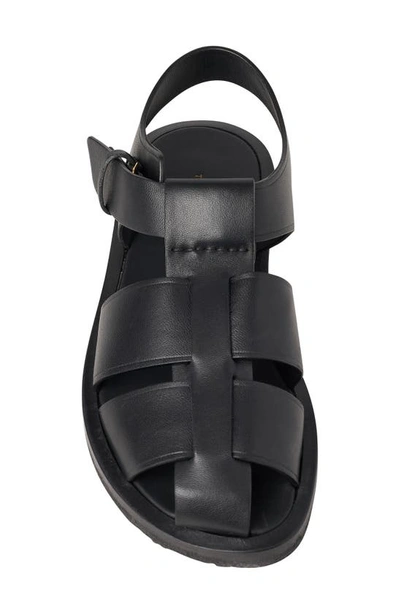 Shop The Row Crepe Sole Fisherman Sandal In Black
