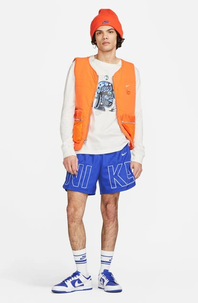 Shop Nike Sportswear Flow Shorts In Game Royal