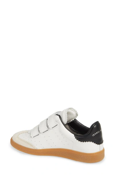 Isabel Marant Beth Leather Low-top Sneakers In White