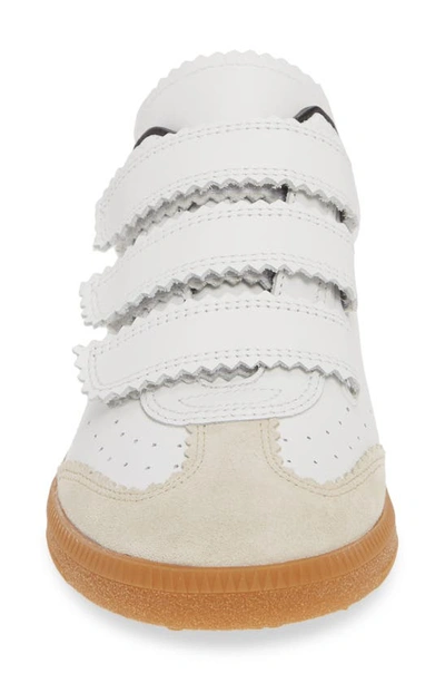 Isabel Marant Beth Leather Low-top Sneakers In White