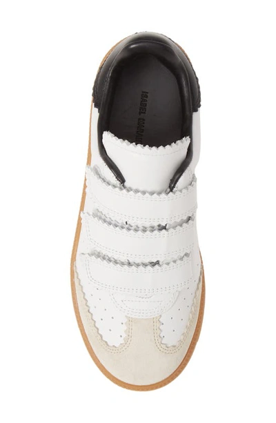 Isabel Marant Beth Leather Low-top Sneakers In White